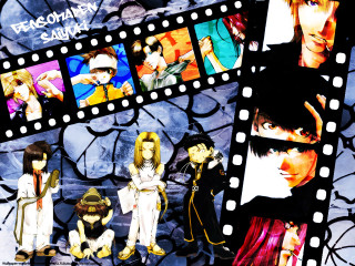 Anime collage filmstrips people 1999 - a collage of anime characters free wallpaper