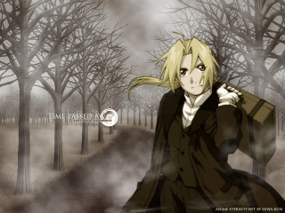 Gothic anime forest blonde Edward - edward simmons free wallpaper