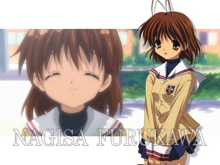 Eizan kikukawa school uniform outdoors - a character portrait free wallpaper