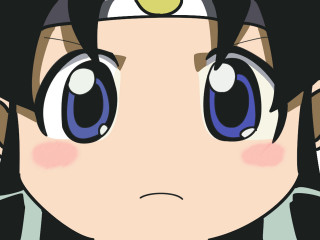 Sad eyed ayako rokkaku yellow - her forehead free wallpaper
