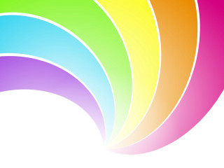 Rainbow white background moon gradient - background free wallpaper for desktop