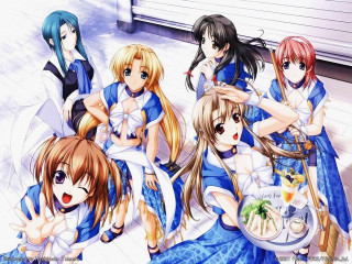 Girls food standing rayonism official - a plate of food free wallpaper