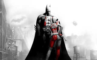 Batman cat city street clock - a red suit free wallpaper