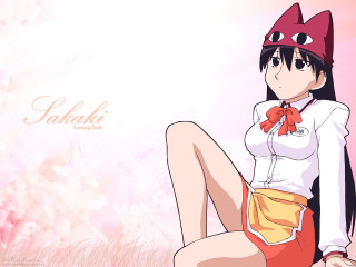 Woman cat hat sitting anime - sots art free wallpaper
