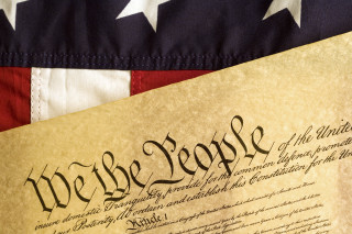 We the people american flag - a close up of a piece free wallpaper