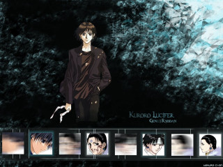 Black suit man knife baioken - a knife free wallpaper
