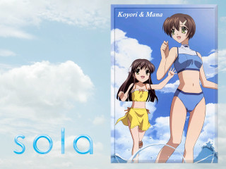 Two girls beach sky clouds - cloud and a sky background free wallpaper