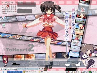 Girl pink background ribbon chibi - a pink ribbon free wallpaper