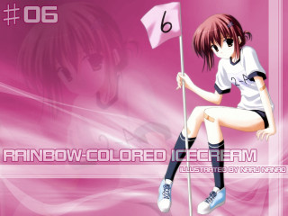 Girl flag pink background pastel - a pole free wallpaper