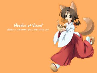 Woman red dress cat bowl - fei danxu free wallpaper
