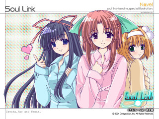 Three anime girls pink shirt - a pink shirt free wallpaper