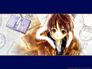 Anime character snow winter coat - a anime character free wallpaper