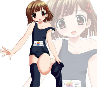 Girl black dress boots anime - a picture free wallpaper