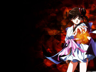 Anime sword girl red black - a sword free wallpaper