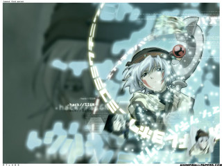 Anime whitehair hat circularbackground light - circular free wallpaper