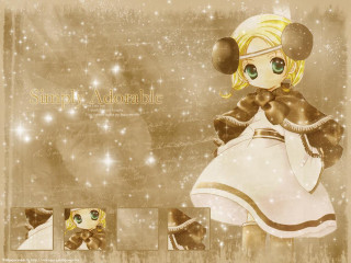 Girl mouse ears dress bow - her head and a dress free wallpaper