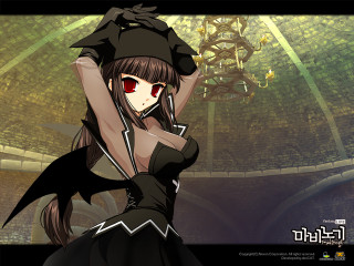 Gothic demon wings red eyes - red eye free wallpaper
