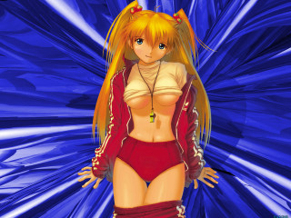Cartoon girl red outfit cat - a red outfit free wallpaper