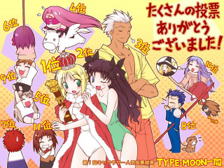 Anime fate characters group background - japanese character free wallpaper