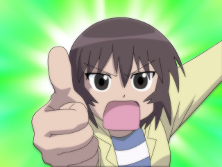 Thumbs up anime green background - a green background behind them free wallpaper