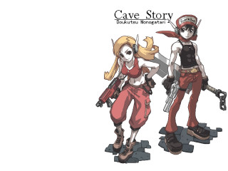Cartoon characters helmets guns knife - their head free wallpaper
