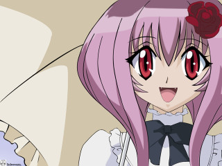 Pink hair flower white dress - gapmoe yandere grimdark free wallpaper