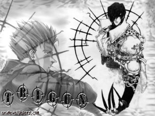 Anime couple swords demon manga - their hand and a demon free wallpaper
