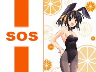 Woman orange slices hat lemon - dosso dossi free wallpaper