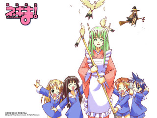Group girls bird manga rayonism - a group of girls free wallpaper