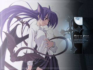 Eizan kikukawa purple hair demon - a purple ribbon free wallpaper