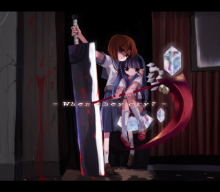 Anime bloodied room yandere sword - blood free wallpaper