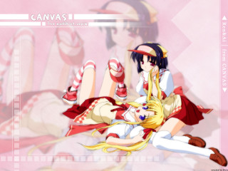 Girl sailoroutfit anime longhair blonde - her leg free wallpaper