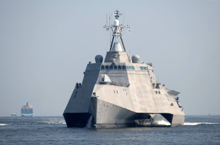 Large gray ship military water - fitz henry lane free wallpaper