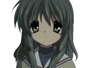 Girl longhair bigeyes sad look - sōsaku hanga free wallpaper