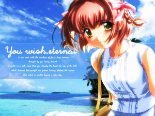 Girl beach white dress blue - a blue sky and ocean in the background free wallpaper