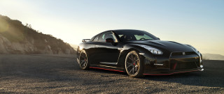 Black sports car dirt road 2 - the car free wallpaper