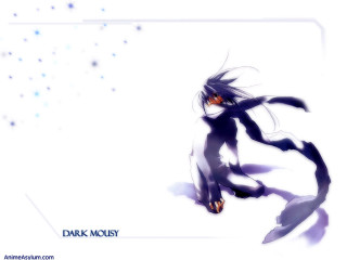 Shadow portrait blueborder snowing anime - a blue border free wallpaper