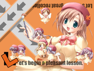 Pink hat girls arrows anime - other girl free wallpaper