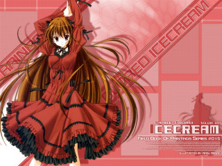 Red dress girl long hair - a red dress free wallpaper for desktop
