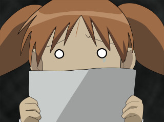 Girl paper wide eyes military - holding free wallpaper