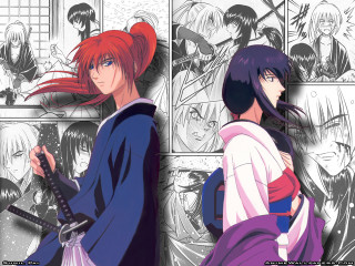 Anime characters wall sword manga - a wall free wallpaper