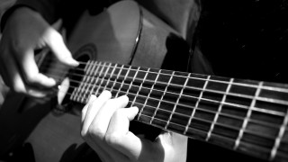 Person playing guitar hands neck - a person playing free wallpaper