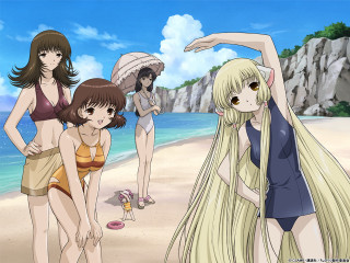 Beach women bikini ocean sky - top of a beach next free wallpaper