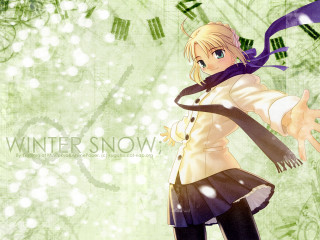 Girl whitecoat purplescarf greenbackground magicalrealism - a white coat free wallpaper