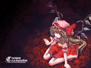 Red hat red dress skulls - a red hat free wallpaper