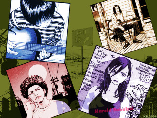 Guitar women men comic art - eiichiro oda free wallpaper
