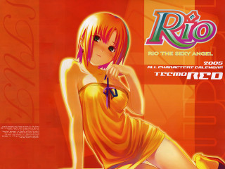 Yellow dress girl red background - vivid free wallpaper