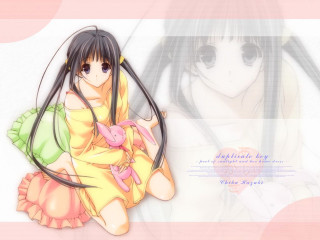 Girl long hair stuffed animal - long hair holding free wallpaper