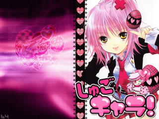 Pink hair anime girl heart - a pink heart free wallpaper