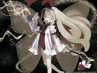 Long white haired girl starry - sky free wallpaper for desktop